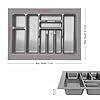Buy SmartSlide Cutlery tray for Kitchen Drawer/Silverware Flatware ...