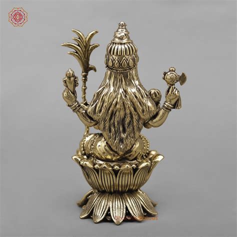 Brass Rajarajeshwari (Tripura Sundari) fine 6” – Dharma Statues