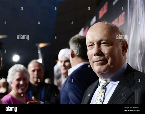 Writer Julian Fellowes arrives on the red carpet at the premiere of the ...