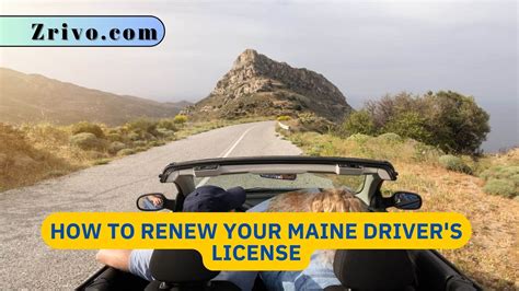 How To Renew Your Maine Driver's License
