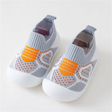 Hstyle Baby Sock Shoes Toddler Walking Shoes Infant Non-Slip Slippers Soft Rubber Sole Sneakers for
