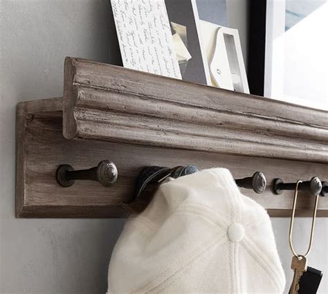 Shelf Ledge with Hooks | Pottery Barn