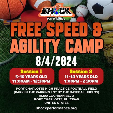 FREE SPEED & AGILITY FOR EVERYONE , Port Charlotte High School, 4 ...