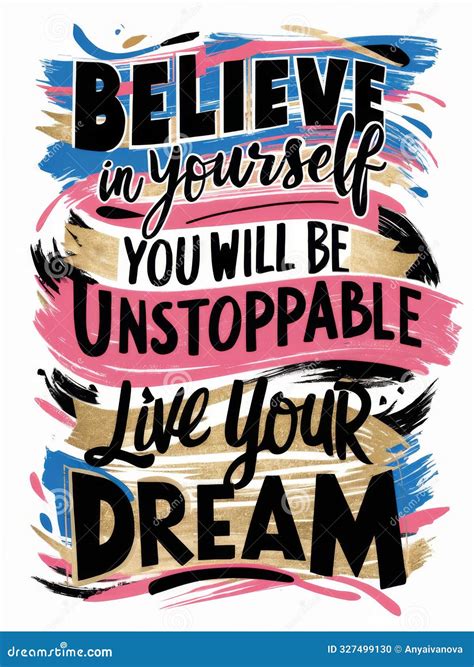 Motivational Poster with Inspirational Quotes - Believe in Yourself ...