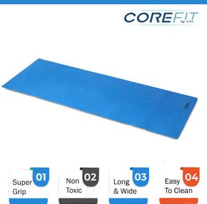 CORE FIT Roll Easy Pro 24 X 72-BL Blue 10 mm Yoga Mat - Buy CORE FIT ...