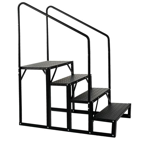 Mobile Stairs With Handrails
