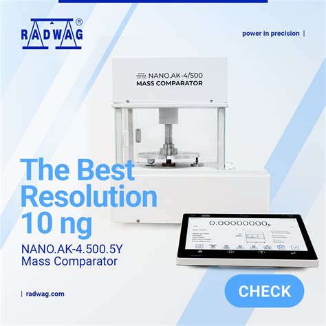 RADWAG Balances and Scales on LinkedIn: NANO.AK-4.500.5Y Automatic Nano-Mass Comparator