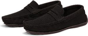 Greensole JET BLACK MOC MENS SHOES LOAFERS Loafers For Men - Buy ...