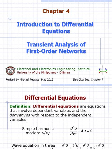 Image result for Simple System Equation Example for Circuit First Order