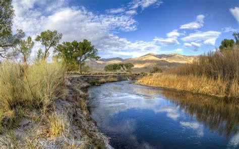Owens River near Bishop, California [1920x1200] [OC] : EarthPorn