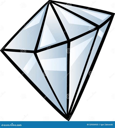 Diamond Clip Art Cartoon Illustration Stock Vector - Illustration of ...
