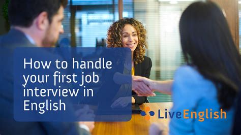 Cómo manejar su primera entrevista de trabajo en inglés - Live-English.net