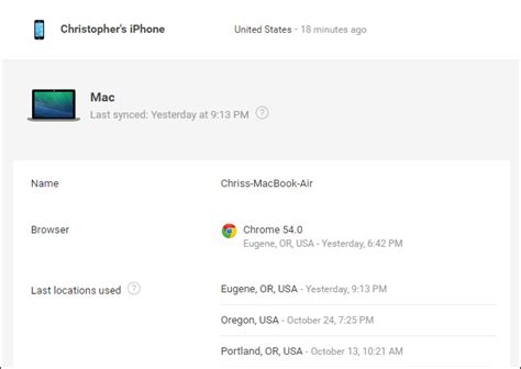 Image result for View Logged-In Devices Google