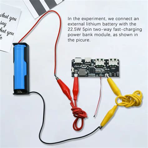 Buy Dual USB Micro/Type-C 5V 4.5A 22.5W Mobile Power Bank 18650 ...