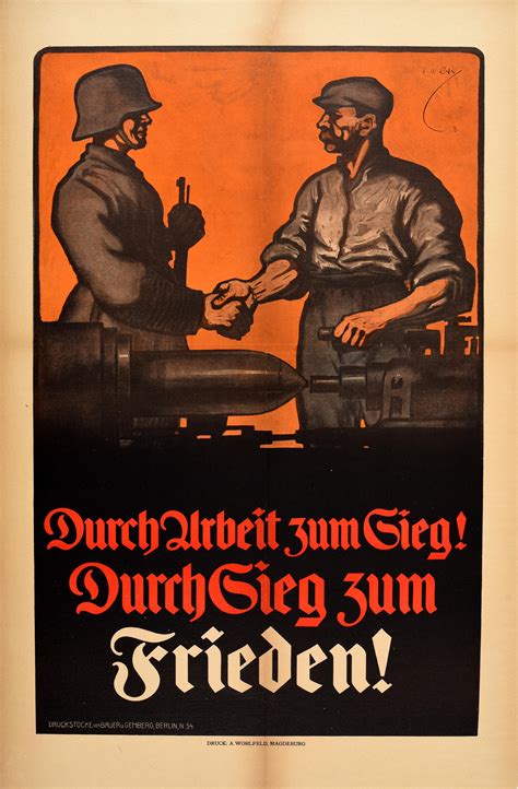 Alexander M Cay - Original Antique World War One Propaganda Poster ...