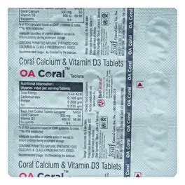 OA Coral Tablet | Uses, Side Effects, Price | Apollo Pharmacy