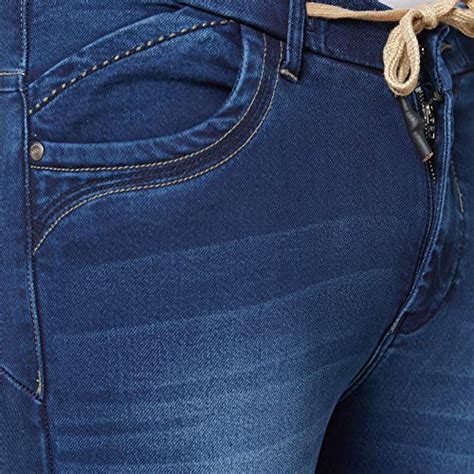 Buy ORIGIN Dark Blue Solid Denim Jeans for Men at Amazon.in