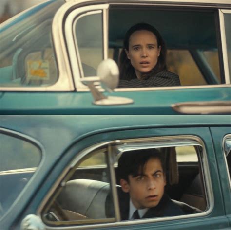 Gerador de memes Vanya and number 5 umbrella academy car meme