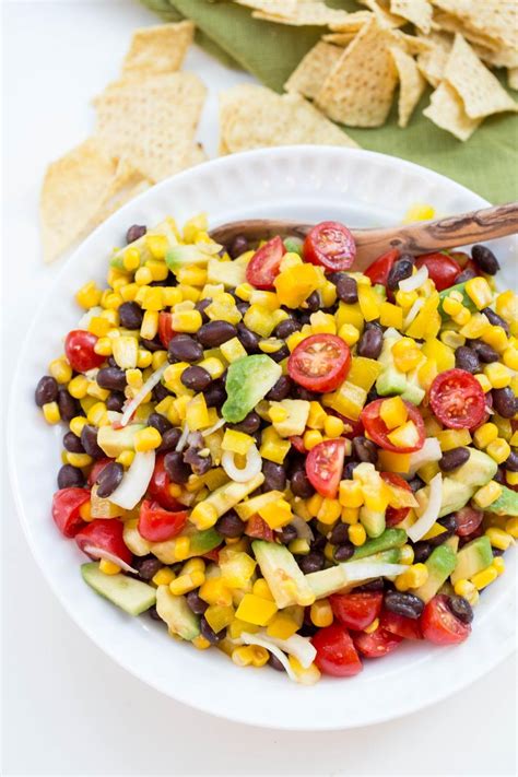 Black Bean Corn Salad Recipe - Momsdish