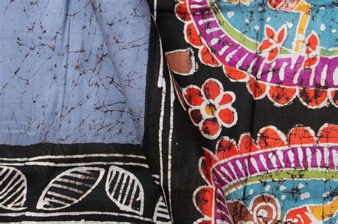 Buy Batik Silk Sarees Online – Panjavarnam