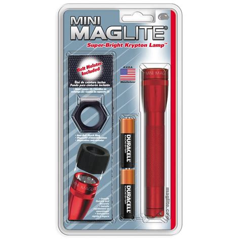 Buy Maglite Sm2A03R Lens Pack - 2-Cell Aa Red Aluminum Flashlight ...
