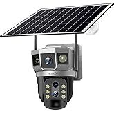 Trueview 4G Solar Security Camera Wireless PTZ CCTV 1296p Outdoor