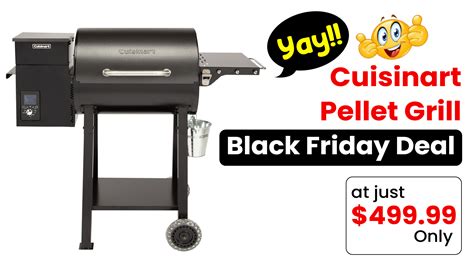 Don’t Miss Cuisinart Pellet Grill Black Friday Deal Now Available at $499