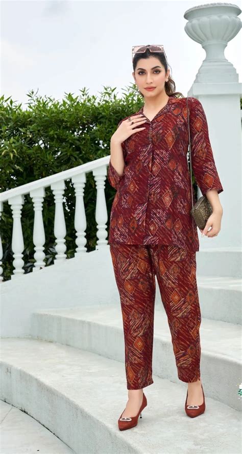 Co Ord Set in Muslin Fabric – Fusion Trendy