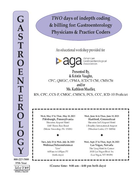 Fillable Online How to Bill Gastroenterology Services: The Ultimate ...