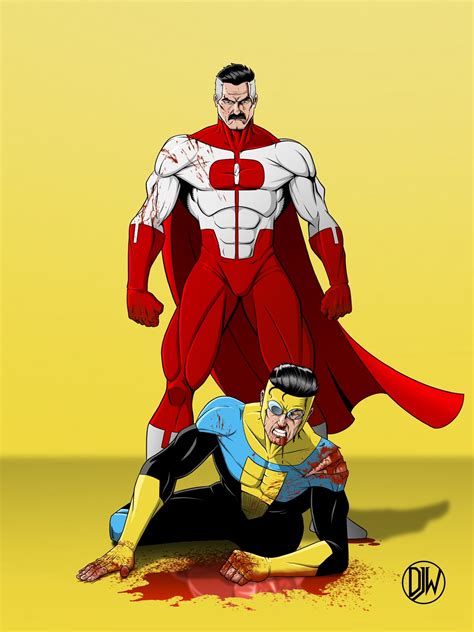 Omni Man vs Invincible by NIMW32 on DeviantArt