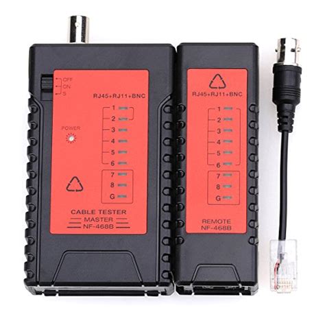 Nf-468b Network Lan Cable Wire Tester Rj45 Rj11 Rj12 BNC Cat5 Tracker ...