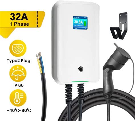 New App EV Charger 32A EVSE Wallbox Electric Vehicle India | Ubuy