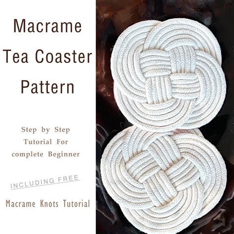 Image result for Macrame Coaster Free Tutorial