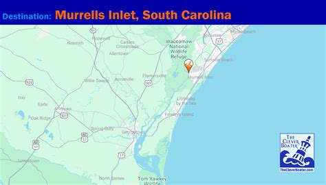 Map Of Murrells Inlet South Carolina Beaches