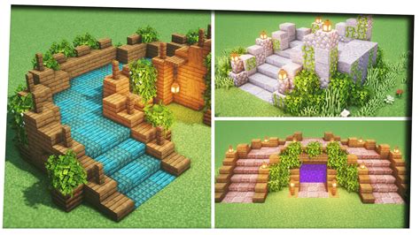 Some Custom Staircase Designs! By u/BarrackTheLlama in 2020 | Minecraft creations, Minecraft ...