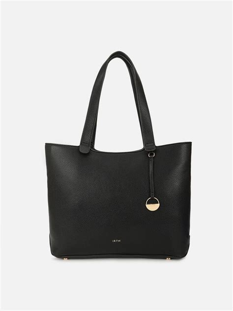 Hattie Black Tote by IRTH | House Of Titan | Shop Now
