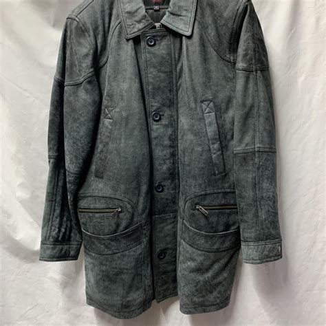 Mens unique colour leather jacket Made from finest... - Depop