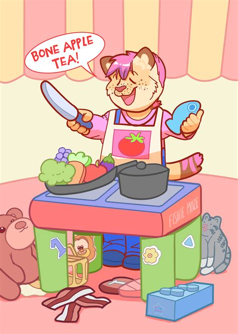 ych Bone apple tea Takoda — Weasyl