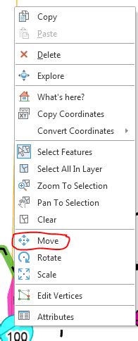 Image result for ArcGIS Pro Move Feature