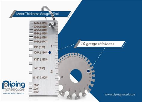 Thickness of 10 gauge steel - 10 ga to inches and mm