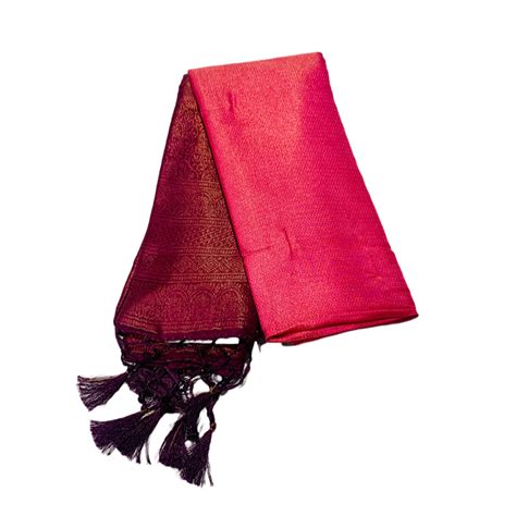 Baby Pink shade kuberra pattu with Brown Pallu – Kumaran Silk