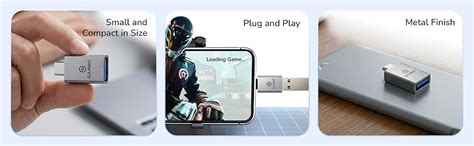 GANBO USB C to USB A OTG Adapter, Type A to Type C Converter, USB 3.0 ...