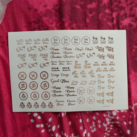 A5 Embossed Stickers (Design 1) – Shrebhavi - Resin Art & Material Shop