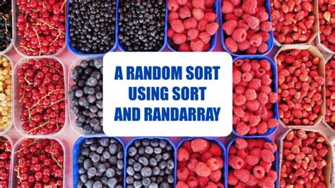 How to Random Sort in Excel 的图像结果
