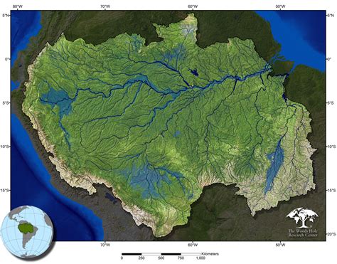 Amazon River Basin Map