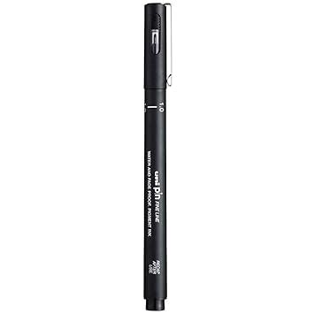 Uniball PIN-200 1.0 mm Fine Line Drawing Pen | Water & Fade Proof ...