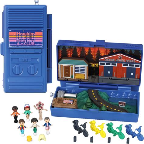 Amazon.com: Polly Pocket Collector Playset, Stranger Things Compact ...