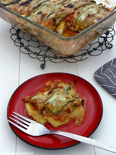 Lasagne (lazania) z cukinii   radoscjedzenia.com