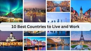 10 Best Countries to Live and Work in 2025