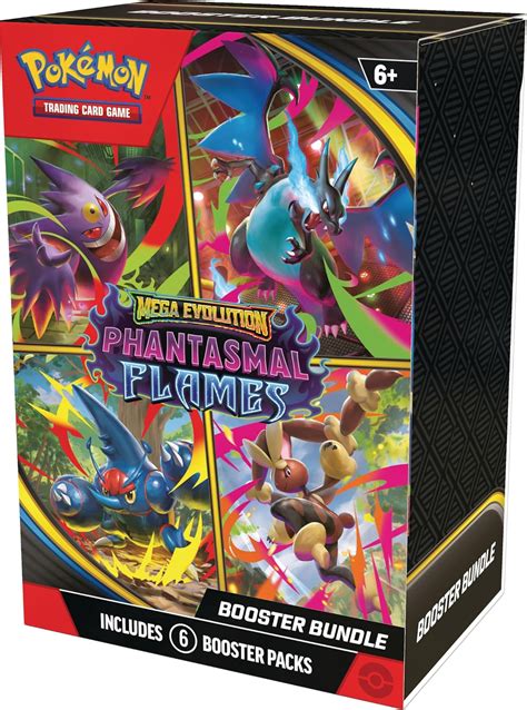 Pokémon TCG Mega Evolutions 2 Phantasmal Flames Booster Bundle : Amazon ...
